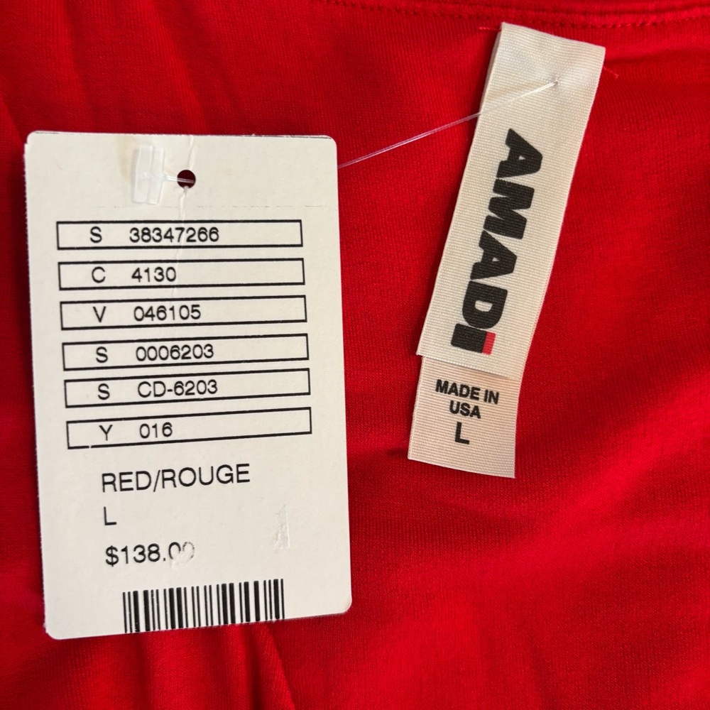 NWT Anthropologie Amadi Mia Red Dress Size L - Picture 8 of 13